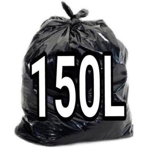 Saco De Lixo 150 Litros Super Reforçado 100un