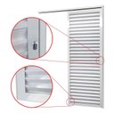 Ver imagem 2 de Porta de Correr Suspensa 210x70cm Veneziana Dir L.25 Brimak Abertura Direita