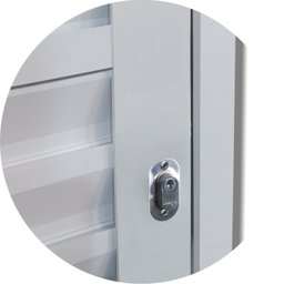 Porta de Correr Suspensa 210x70cm Veneziana Esq L.25 Brimak - 4