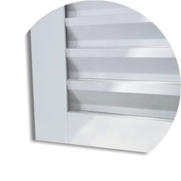 Porta de Correr Suspensa 210x70cm Veneziana Esq L.25 Brimak - 5