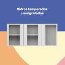 Ver imagem 2 de Armário De Cozinha De Aço Aéreo Telasul Topázio Branco