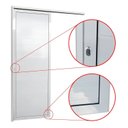 Ver imagem 2 de Porta de Correr Suspensa 210x70cm Lambril Esq L.25 Brimak