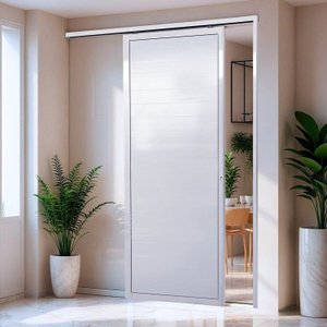 Porta de Correr Suspensa 210x70cm Lambril Esq L.25 Brimak