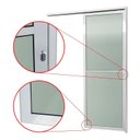 Ver imagem 2 de Porta de Correr Suspensa 210x70cm Vidro Dir L.25 Brimak Abertura Direita