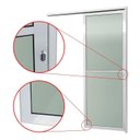 Ver imagem 2 de Porta de Correr Suspensa 210x70cm Vidro Dir L.25 Brimak Abertura Direita Branco