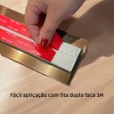 Ver mais imagens de Cabeceira Estofada em Linho com Espelho Dourado