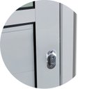 Ver imagem 4 de Porta de Correr Suspensa 210x70cm Meia Lambril Meia Vidro Esq L.25 Brimak Abertura Esquerda