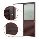 Ver imagem 2 de Porta de Correr Suspensa 210x70cm Meia Veneziana Meia Vidro Dir L.25 Brimak Abertura Direita