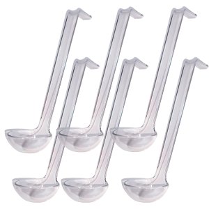 Conj 16 Concha Self Service Transparente Sorveteria Açaiteria Plást San 18 Cm Sb