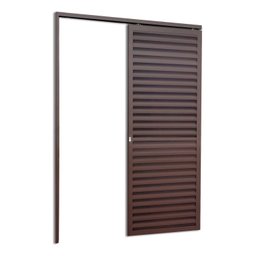 Porta de Correr Suspensa 210x70cm Veneziana Esq L.25 Brimak - 2