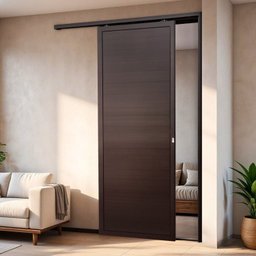 Porta de Correr Suspensa 210x70cm Lambril Dir L.25 Brimak - 1