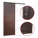 Ver imagem 3 de Porta de Correr Suspensa 210x70cm Lambril Esq L.25 Brimak Abertura Esquerda