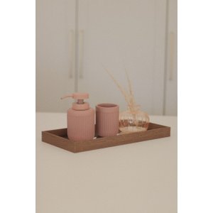 Bandeja Glass com Rattan - G