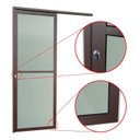 Ver imagem 3 de Porta de Correr Suspensa 210x70cm Vidrao Esq L.25 Brimak Abertura Esquerda