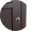 Ver imagem 4 de Porta de Correr Suspensa 210x70cm Meia Lambril Meia Vidro Esq L.25 Brimak Abertura Esquerda