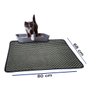 Tapete Higiênico Gg Coletor De Areia Para Gato 68X80Cm Preto - 4