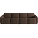 Ver imagem 3 de Sofá Cama para Sala de Estar 4 Lugares 316cm Montserrat K01 Veludo Marrom - Lyam Decor