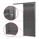 Ver imagem 3 de Porta de Correr Suspensa 210x70cm Veneziana Dir L.25 Brimak Abertura Direita
