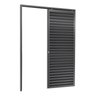 Porta de Correr Suspensa 210x70cm Veneziana Esq L.25 Brimak - 2