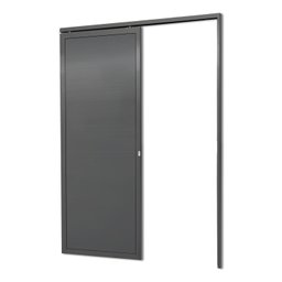 Porta de Correr Suspensa 210x70cm Lambril Dir L.25 Brimak - 2