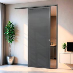 Porta de Correr Suspensa 210x70cm Lambril Dir L.25 Brimak - 1