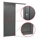Ver imagem 3 de Porta de Correr Suspensa 210x70cm Lambril Esq L.25 Brimak Abertura Esquerda