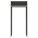 Ver imagem 6 de Porta-Geladeira 103 cm 1 Porta Basculante Preto/Rustic/Preto Glamy Madesa Preto/Rustic/Preto