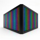 Ver imagem 1 de Painel Letreiro Led 100x40 Duplo Lado Rgb Externo Wifi Temp