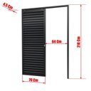 Ver imagem 6 de Porta de Correr Suspensa 210x70cm Veneziana Dir L.25 Brimak Abertura Direita