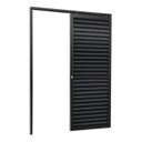 Ver imagem 2 de Porta de Correr Suspensa 210x70cm Veneziana Esq L.25 Brimak Abertura Esquerda Preto