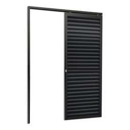 Porta de Correr Suspensa 210x70cm Veneziana Esq L.25 Brimak - 2