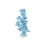 Escultura Coral Alto com Base Acrilica Azul Tiffany - 2