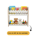 Ver imagem 4 de Estante para Livros Infantil Organizador Montessori - Vieira