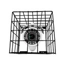 Ver imagem 4 de Grade para Cameras de Monitoramento - Gaiola Protetora em Aço - Preta