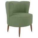Ver imagem 1 de Poltrona Decorativa Pes Palito Savana Boucle Oliva Milani Store