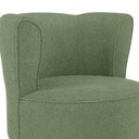 Ver imagem 4 de Poltrona Decorativa Pes Palito Savana Boucle Oliva Milani Store
