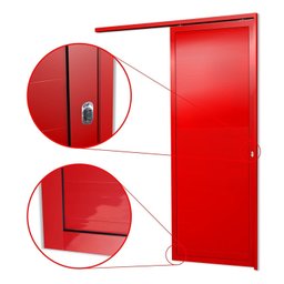 Porta de Correr Suspensa 210x70cm Lambril Dir L.25 Brimak - 3