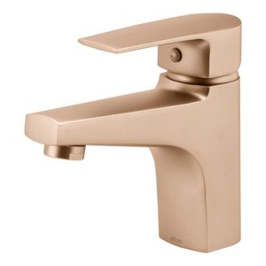 Misturador Monocomando de Mesa Lavatório Bica Baixa Bold 1/2" Champanhe (6875 Ch-370)