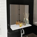 Ver imagem 5 de Espelheira para Banheiro 1 Prateleira Bn3642 Branco Tecno Mobili