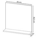 Ver imagem 4 de Espelheira para Banheiro 1 Prateleira Bn3642 Branco Tecno Mobili