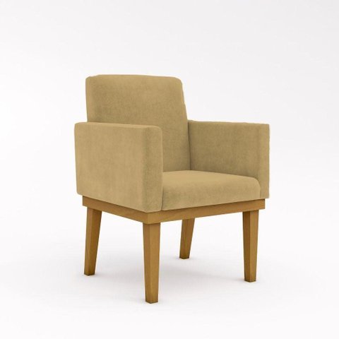Kit 30 Poltronas Decorativas com Base Reforçadas Capuccino