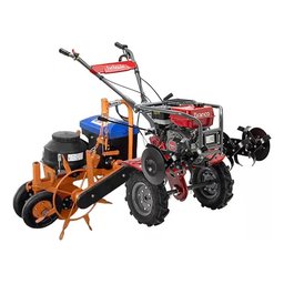 Motocultivador Tratorito 7.5cv 3m Branco + Plantadeira - 1