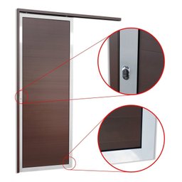 Porta de Correr Suspensa 210x70cm Lambril Esq L.25 Brimak - 3