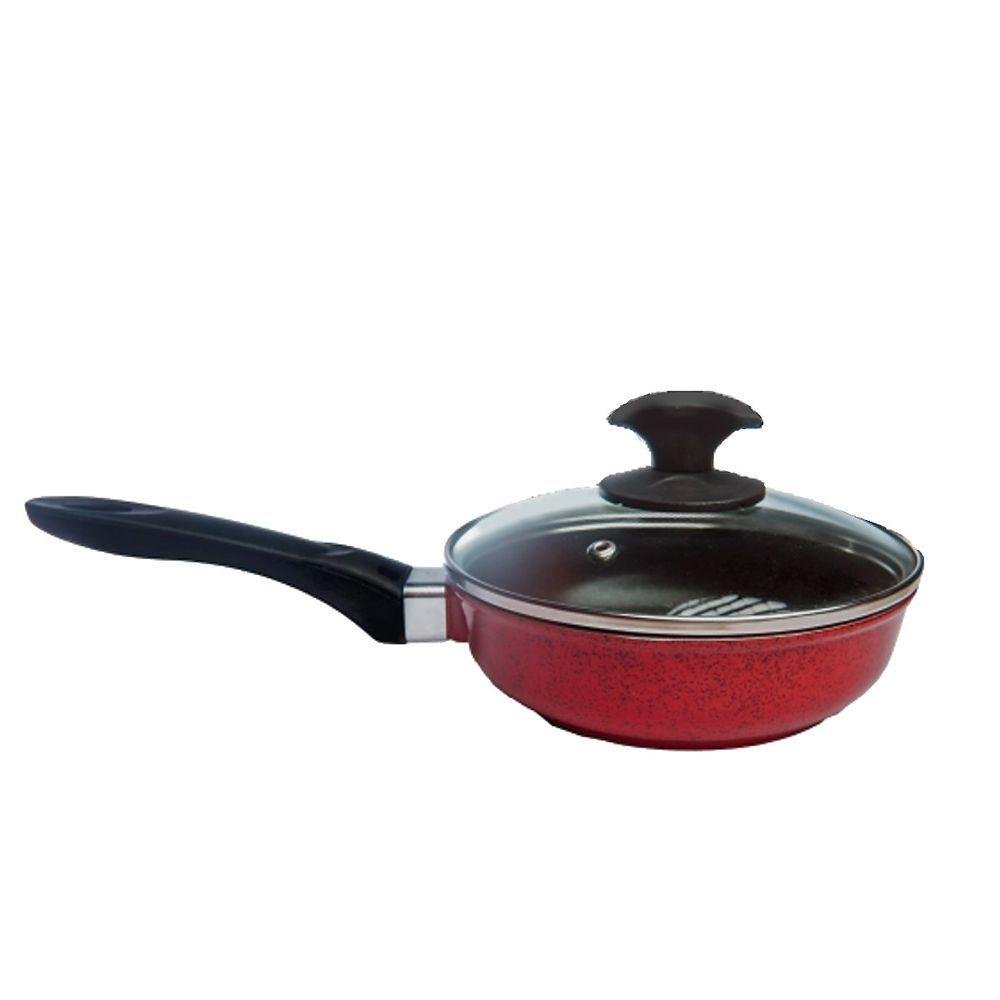 Frigideira Vermelha Teflon Antiaderente Titanium Javali Cb16 - 1