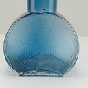 Ver imagem 3 de Garrafa Decorativa 23x16x8cm Vidro Azul Sanvictor