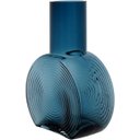 Ver mais imagens de Garrafa Decorativa 23x16x8cm Vidro Azul Sanvictor