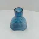Ver imagem 2 de Garrafa Decorativa 23x16x8cm Vidro Azul Sanvictor