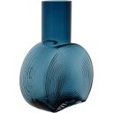 Ver imagem 1 de SANVICTOR GARRAFA DECORATIVA 23x16x8cm VIDRO AZUL