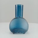 Ver imagem 5 de Garrafa Decorativa 23x16x8cm Vidro Azul Sanvictor
