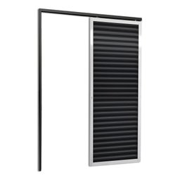 Porta de Correr Suspensa 210x70cm Veneziana Esq L.25 Brimak - 2